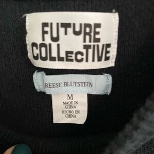 Future Collective Black Midi Dress